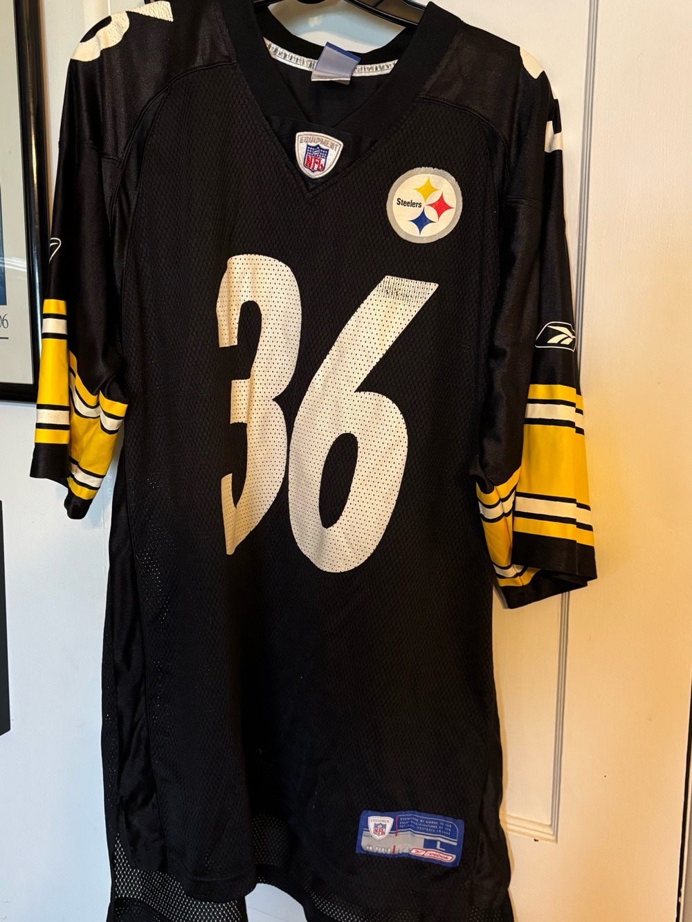 Pittsburgh Steelers Jersey #36 LG